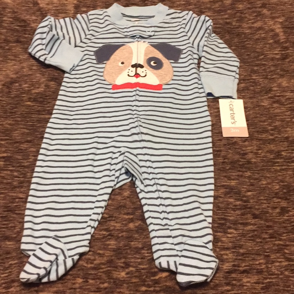 Set of 2 Carter’s Sleepers / PJ’s Boys 3 Mos NWT - Picture 4 of 6